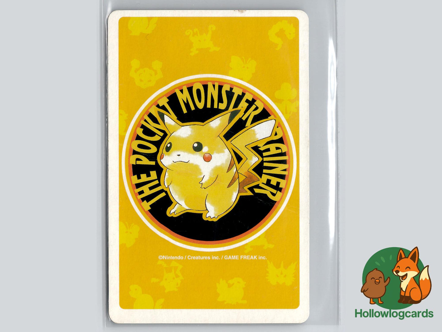 Tangela - 4 of Spades - Pokemon Poker - Pikachu Yellow Deck 1996 - HP - Jap