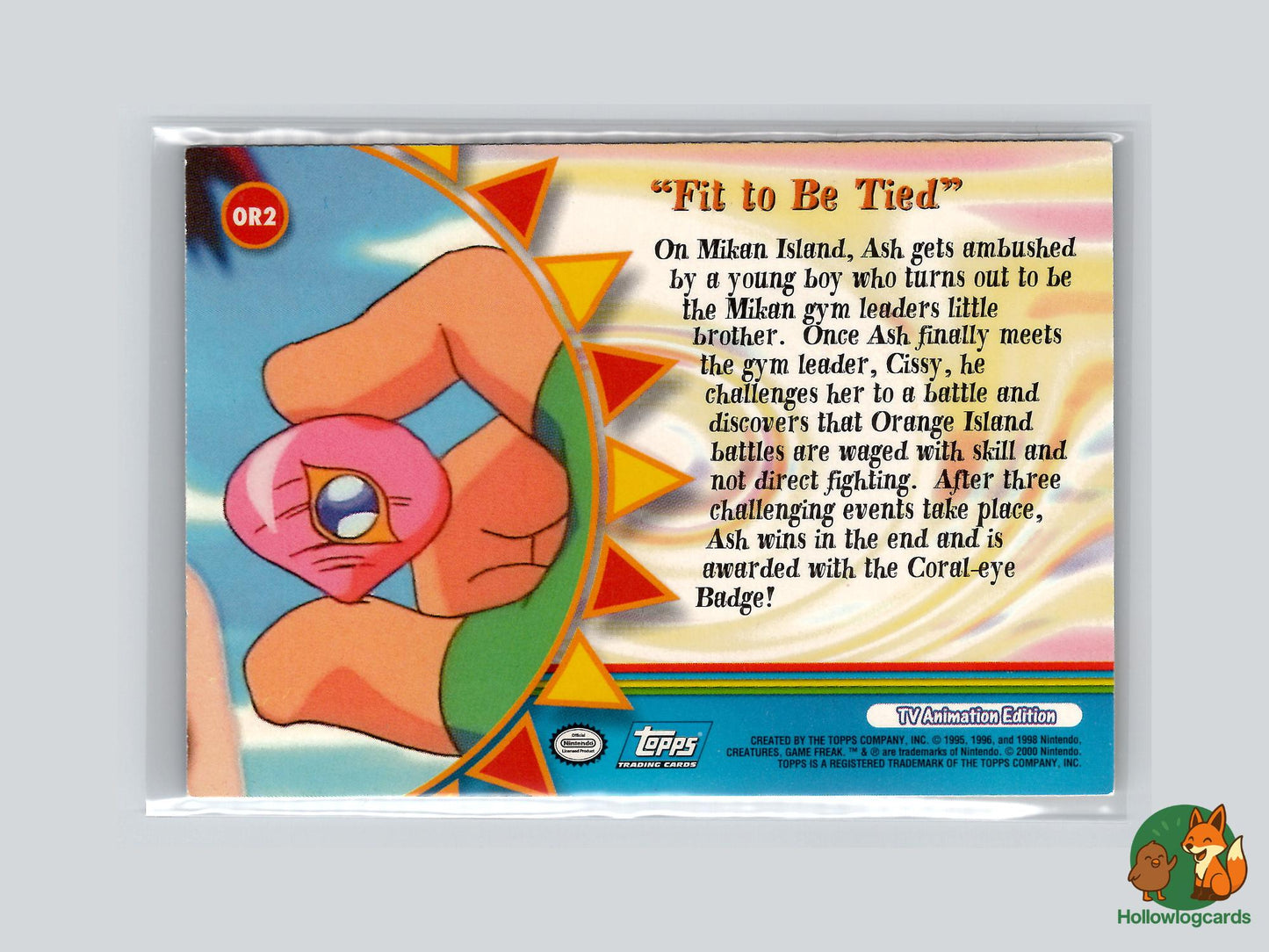 Fit To Be Tied [Blastoise Lapras] (#OR2) - Topps Orange Islands