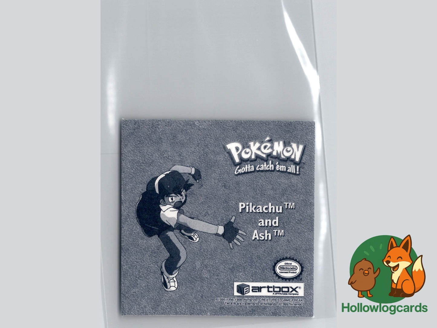 Officer Jenny Ash and Pikachu - Prism - Artbox Sticker
