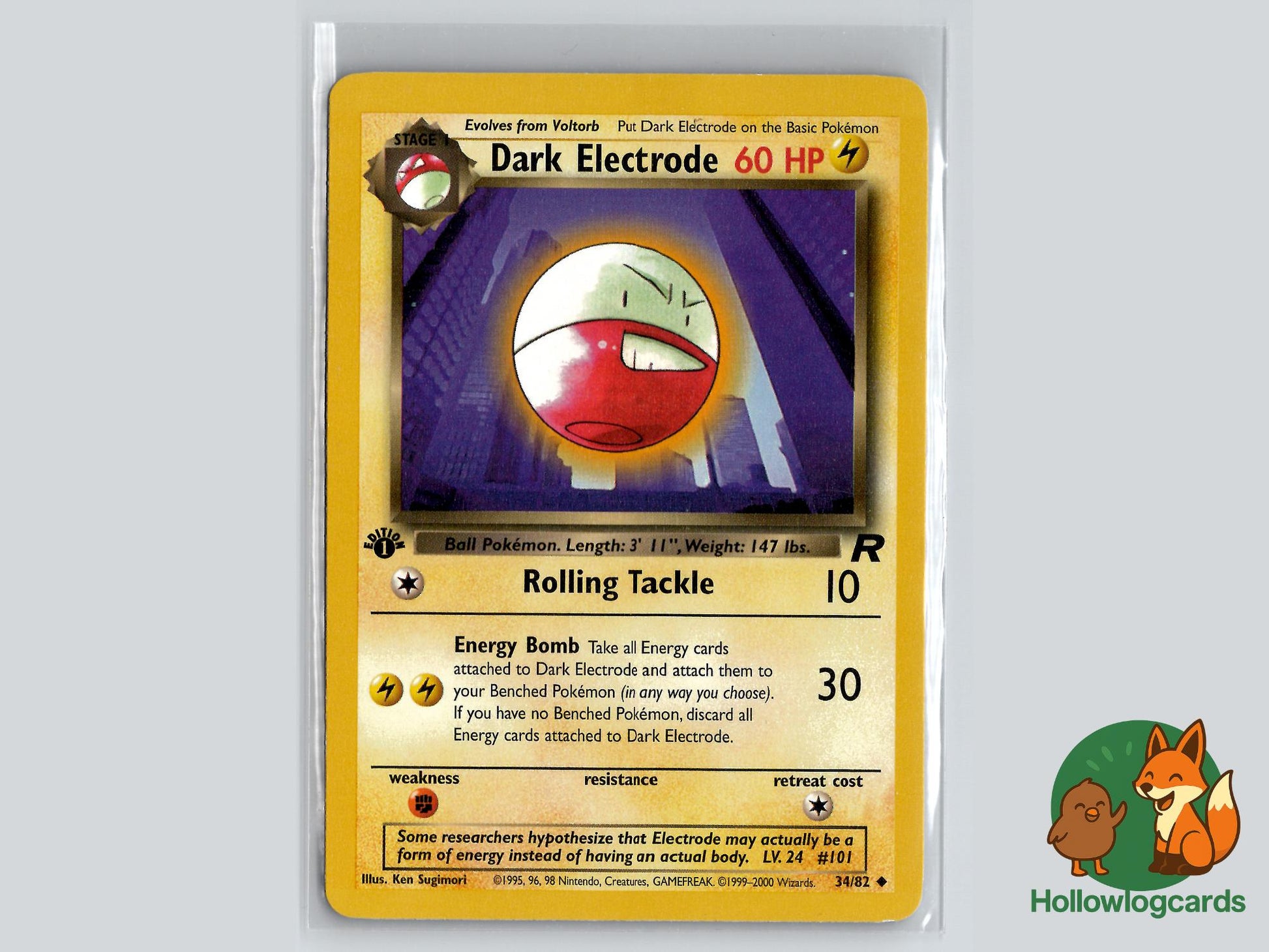 1st Edition Dark Electrode (34/82) - Team Rocket Pokémon Card