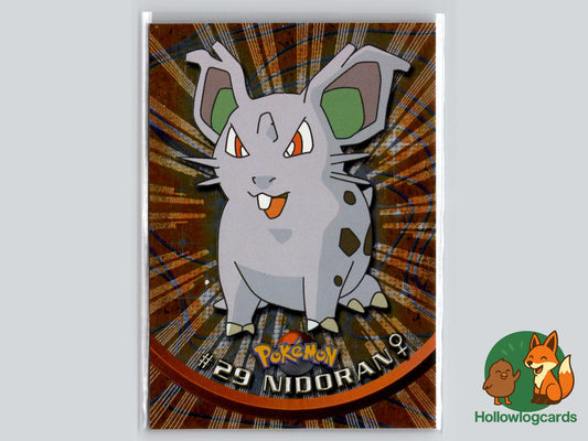 Nidoran - Topps Trading Cards Series 1 Pokémon Card