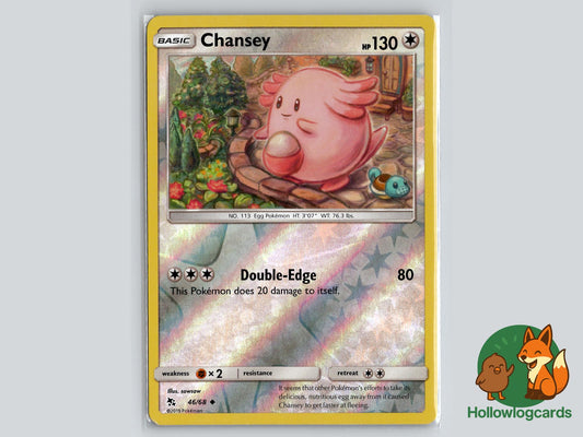 Chansey (46/68) - Hidden Fates Pokémon Card