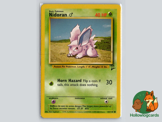 Nidoran M (83/130) - Base Set 2 Pokémon Card