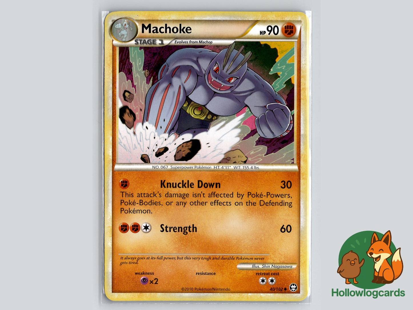 Machoke (40/102) - Triumphant Pokémon Card