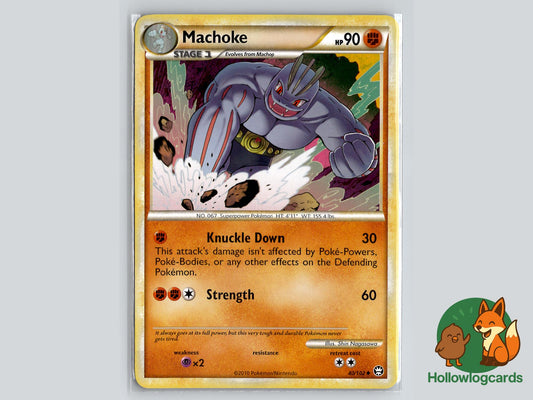 Machoke (40/102) - Triumphant Pokémon Card
