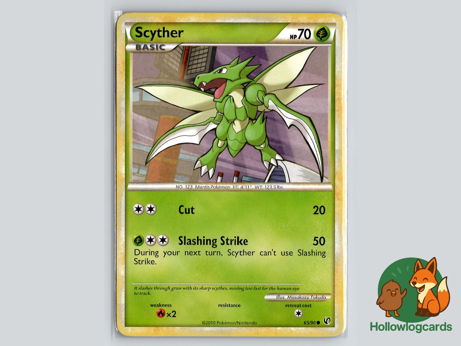 Scyther (65/90) - Undaunted Pokémon Card