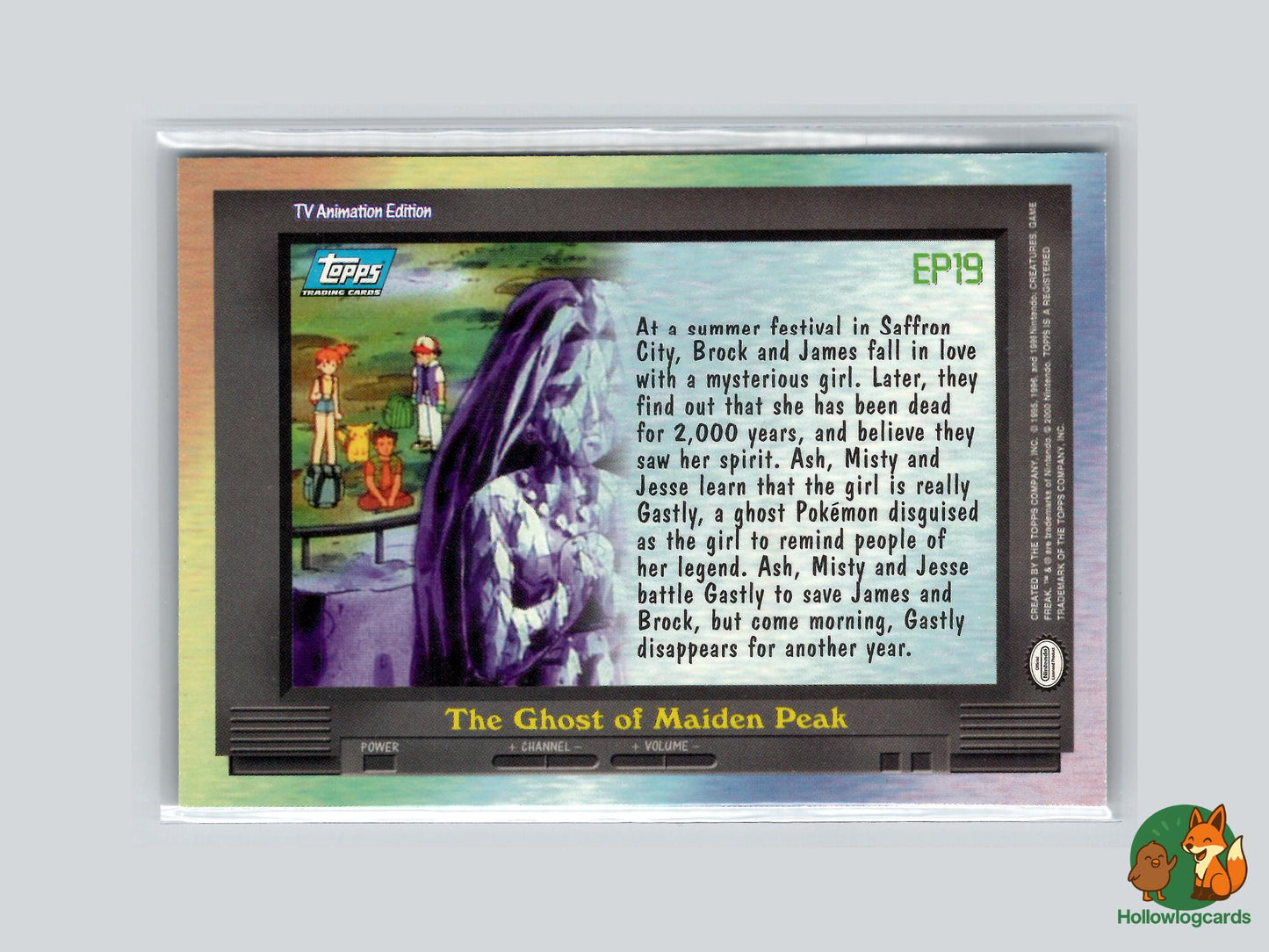 EP19 The Ghost Of Maiden Peak [Gastly] (#141) - Topps Trading Cards Series 2