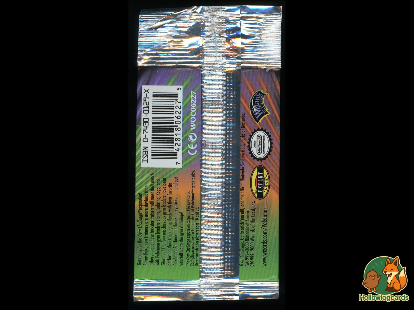 Gym Challenge [Koga] - Wrapper only - Booster pack wrapper [For art or display] - no cards! - WOTC