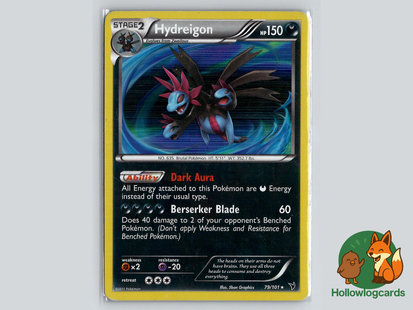 Hydreigon (79/101) - Noble Victories Pokémon Card