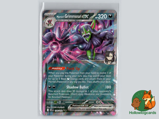Marnie's Grimmsnarl ex (136/182) - Destined Rivals Pokémon Card