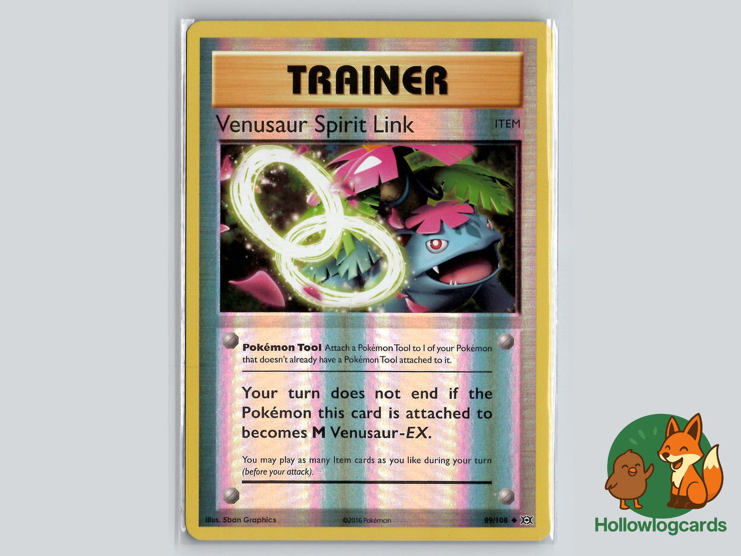 Venusaur Spirit Link (89/108) - Evolutions Pokémon Card