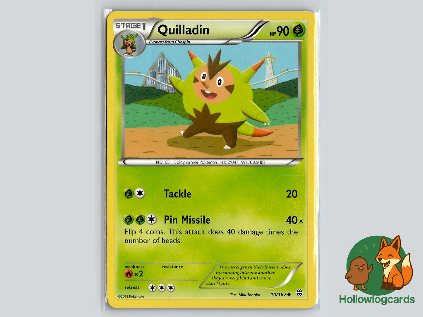 Quilladin (10/162) - BREAKthrough Pokémon Card