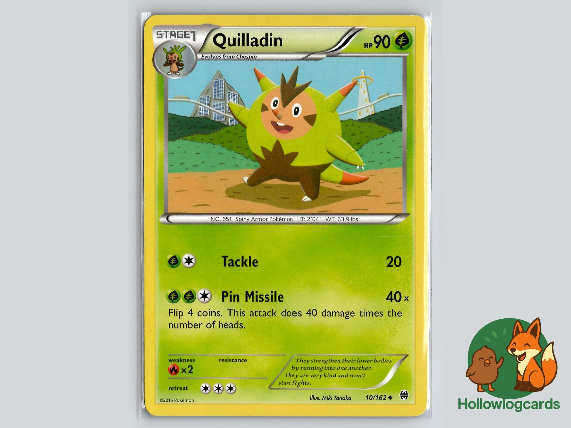 Quilladin (10/162) - BREAKthrough Pokémon Card
