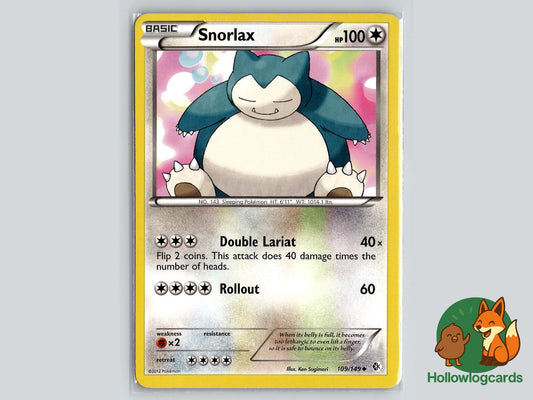 Snorlax (109/149) - Boundaries Crossed Pokémon Card