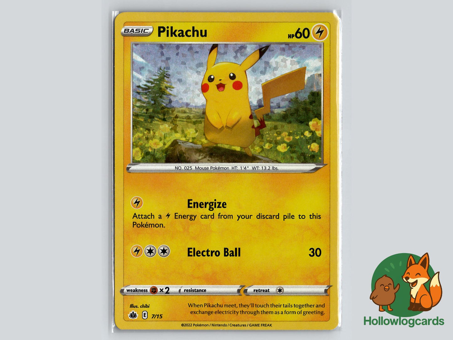 Pikachu (7/15) - McDonald's Collection 2022 Pokémon Card