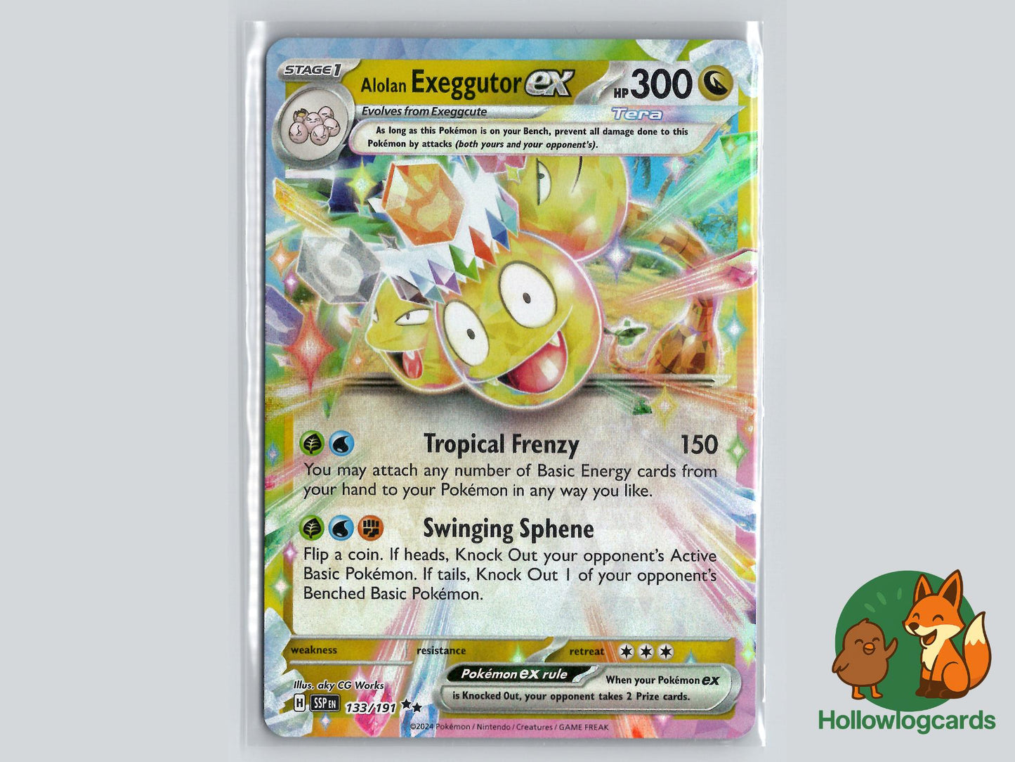 Alolan Exeggutor ex (133/191) - Surging Sparks Pokémon Card