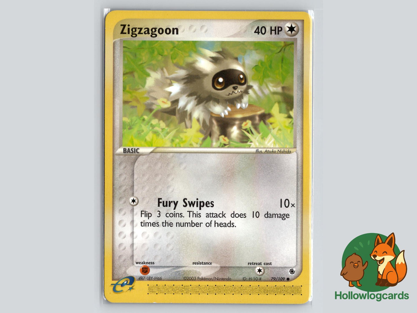 Zigzagoon (79/109) - Ruby & Sapphire Pokémon Card