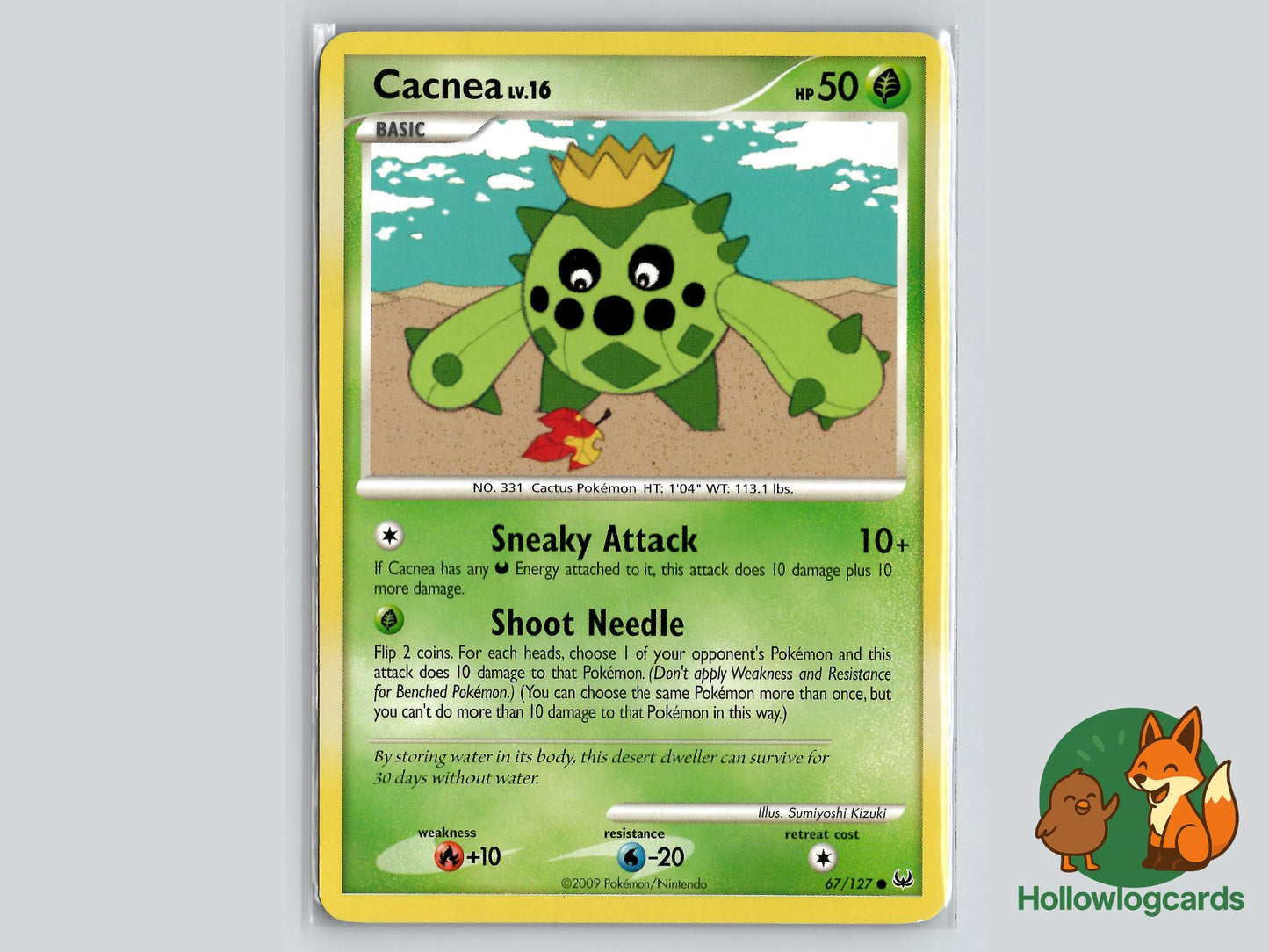 Cacnea (67/127) - Platinum Pokémon Card