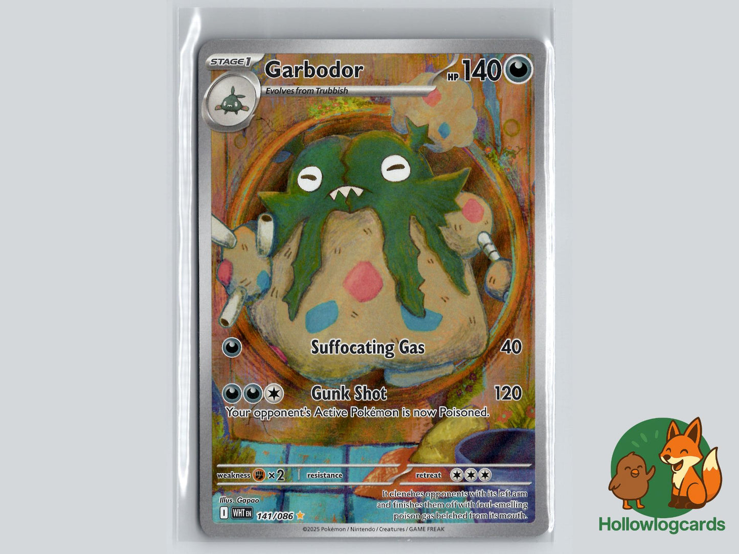 Garbodor (141/086) - White Flare Pokémon Card