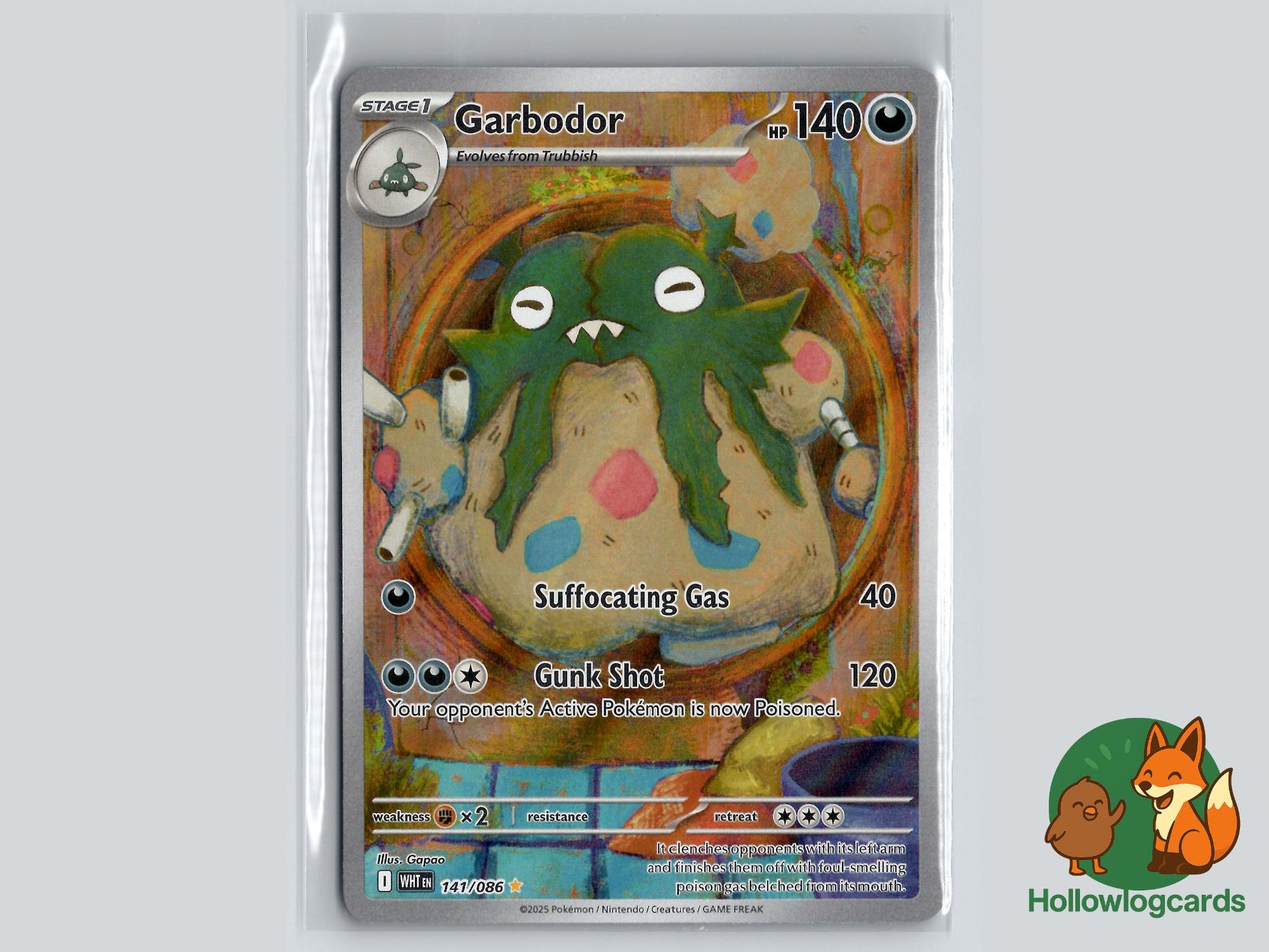 Garbodor (141/086) - White Flare Pokémon Card
