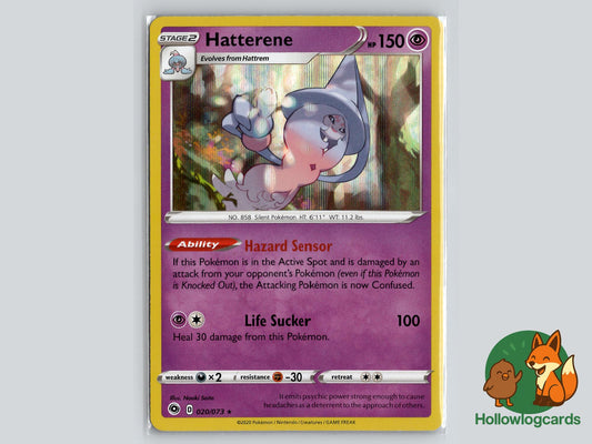 Hatterene (020/073) - Champion's Path Pokémon Card