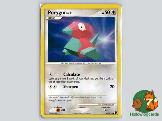 Porygon (81/106) - Great Encounters Pokémon Card