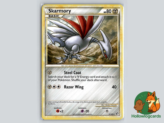 Skarmory (21/90) - Undaunted Pokémon Card