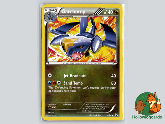 Garchomp (91/124) - Dragons Exalted Pokémon Card
