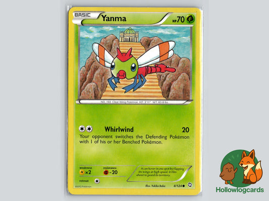 Yanma (4/124) - Dragons Exalted Pokémon Card