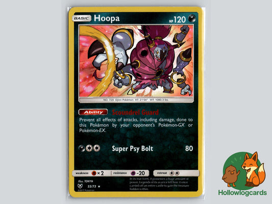 Hoopa (55/73) - Shining Legends Pokémon Card