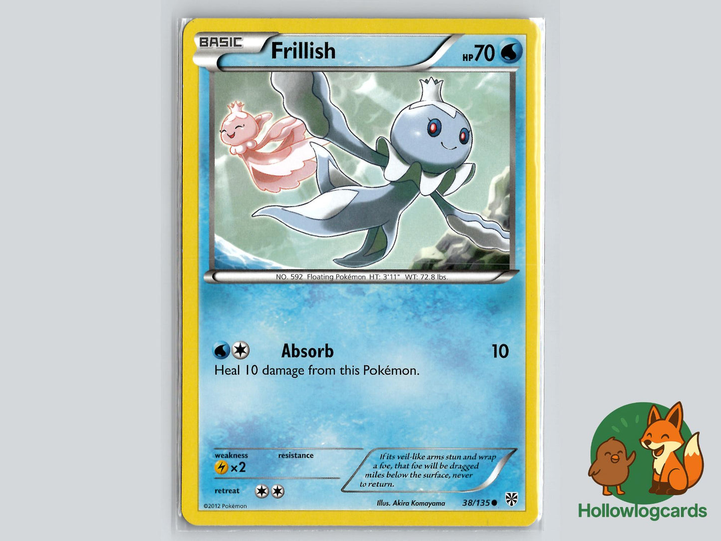 Frillish (38/135) - Plasma Storm Pokémon Card