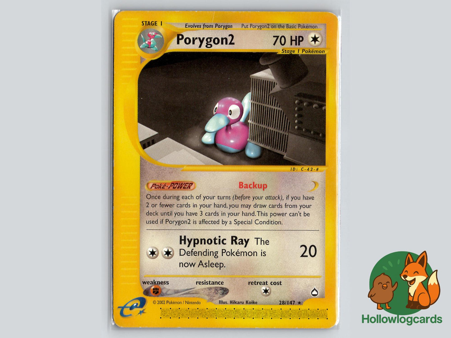 Porygon2 (28/147) - Aquapolis Pokémon Card