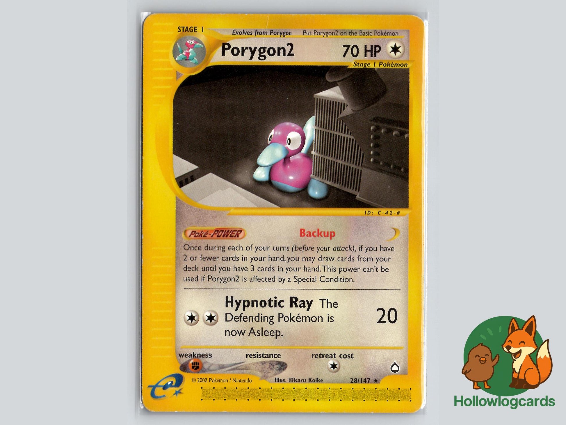 Porygon2 (28/147) - Aquapolis Pokémon Card