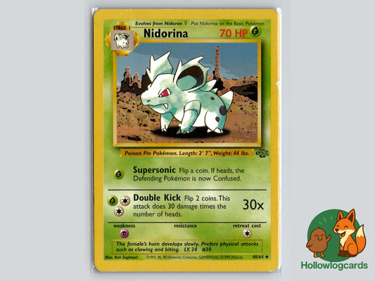 Nidorina (40/64) - Jungle Pokémon Card