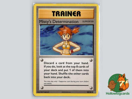 Misty's Determination (80/108) - Evolutions Pokémon Card