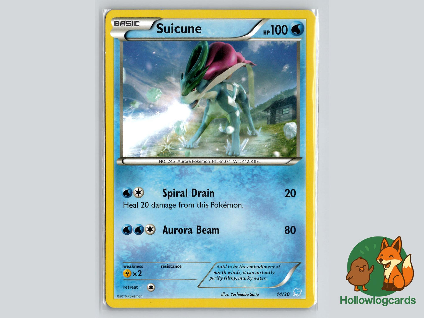 Suicune (14/30) - XY Pokémon Card