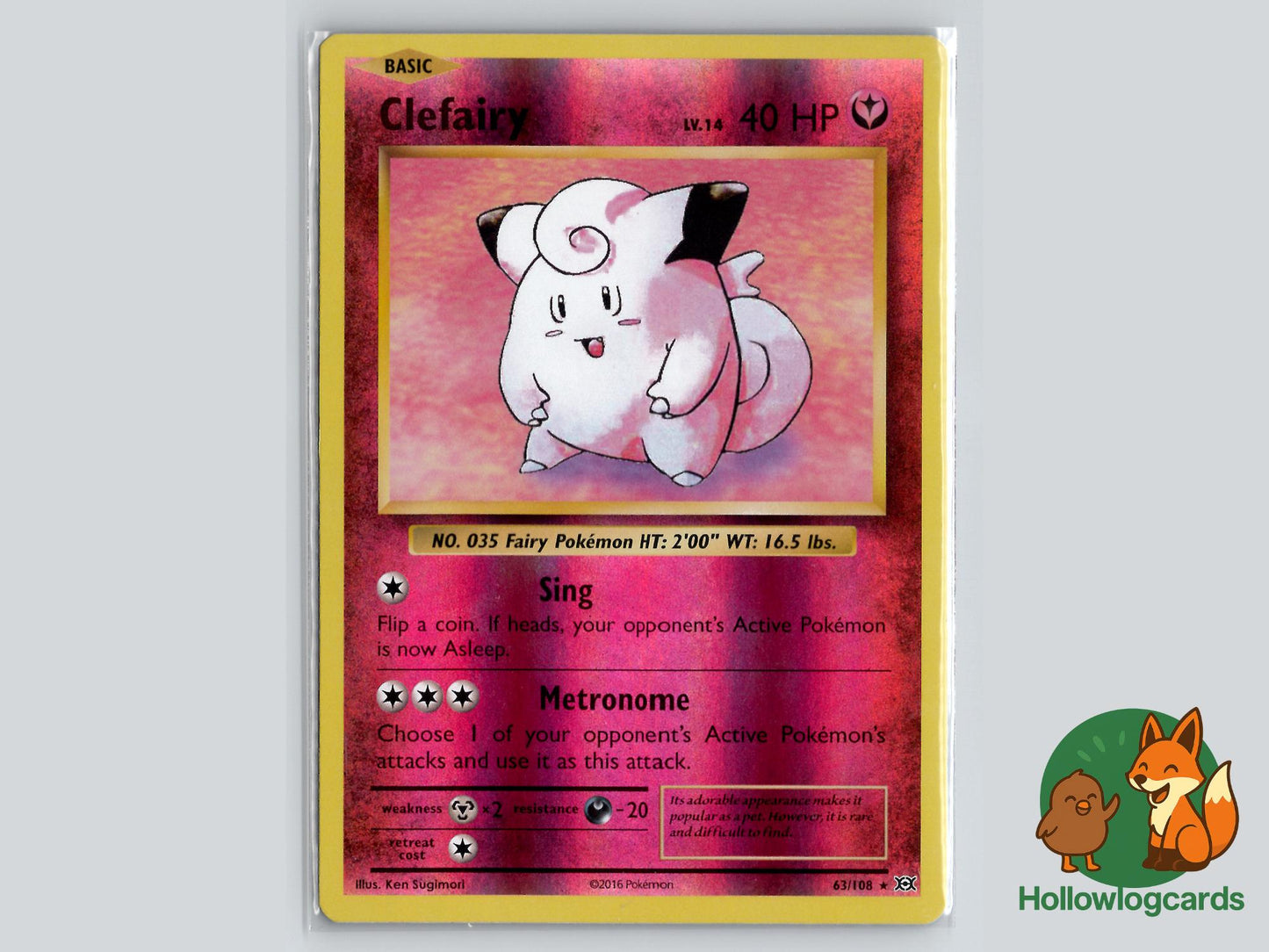 Clefairy (63/108) - Evolutions Pokémon Card