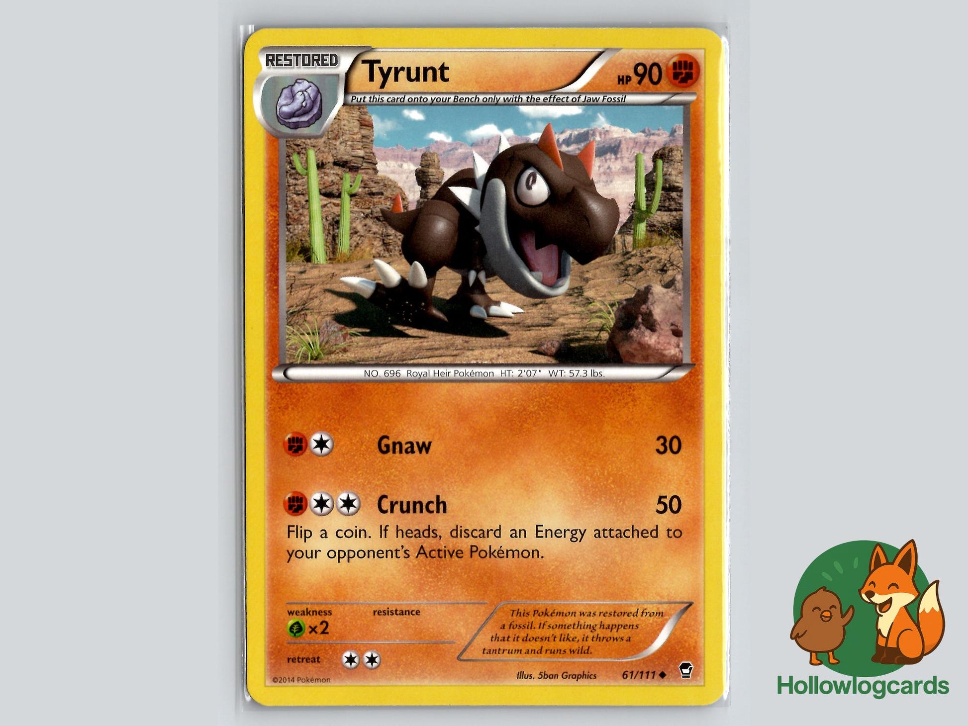 Tyrunt (61/111) - Furious Fists Pokémon Card