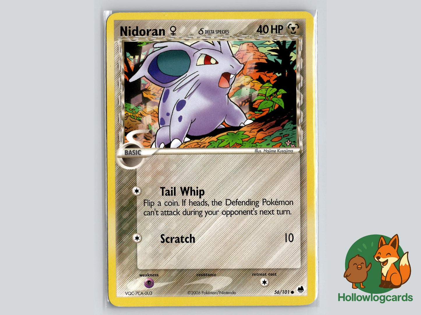 Nidoran F (56/101) - Dragon Frontiers Pokémon Card