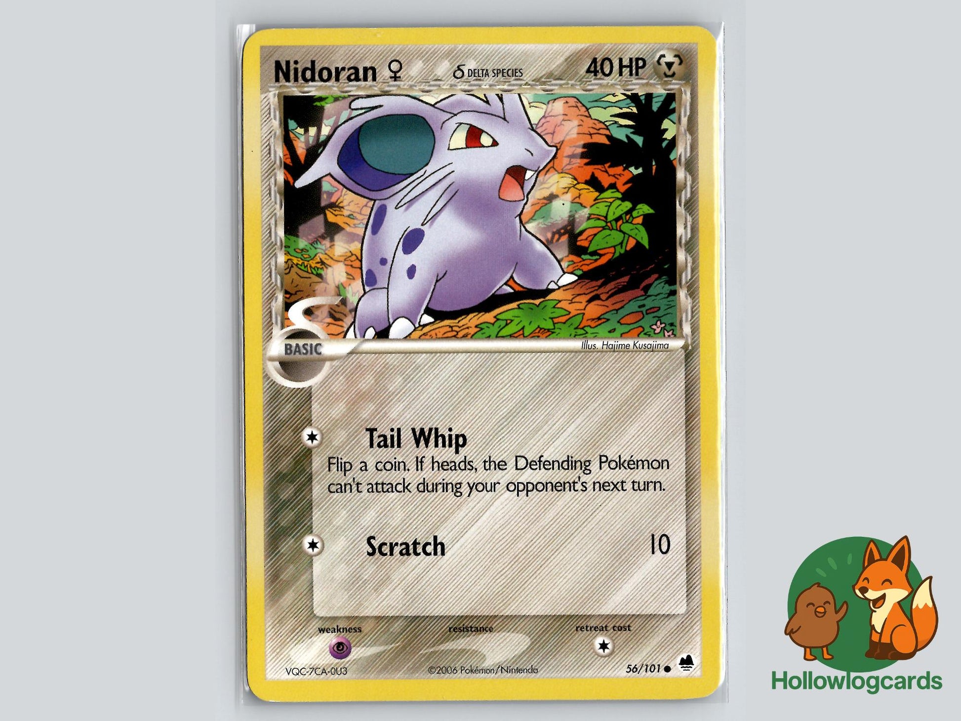 Nidoran F (56/101) - Dragon Frontiers Pokémon Card