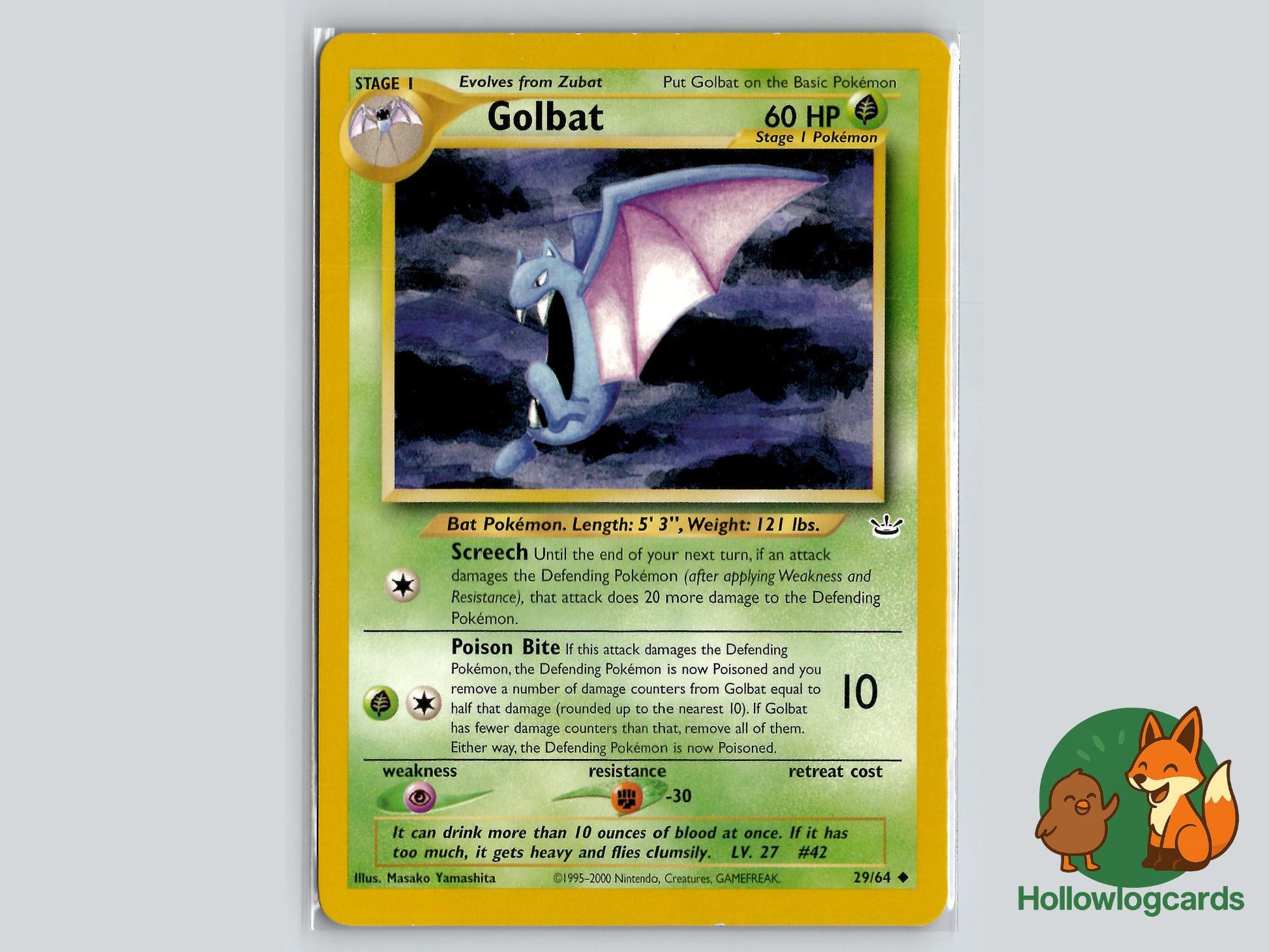 Golbat (29/64) - Neo Revelation Pokémon Card