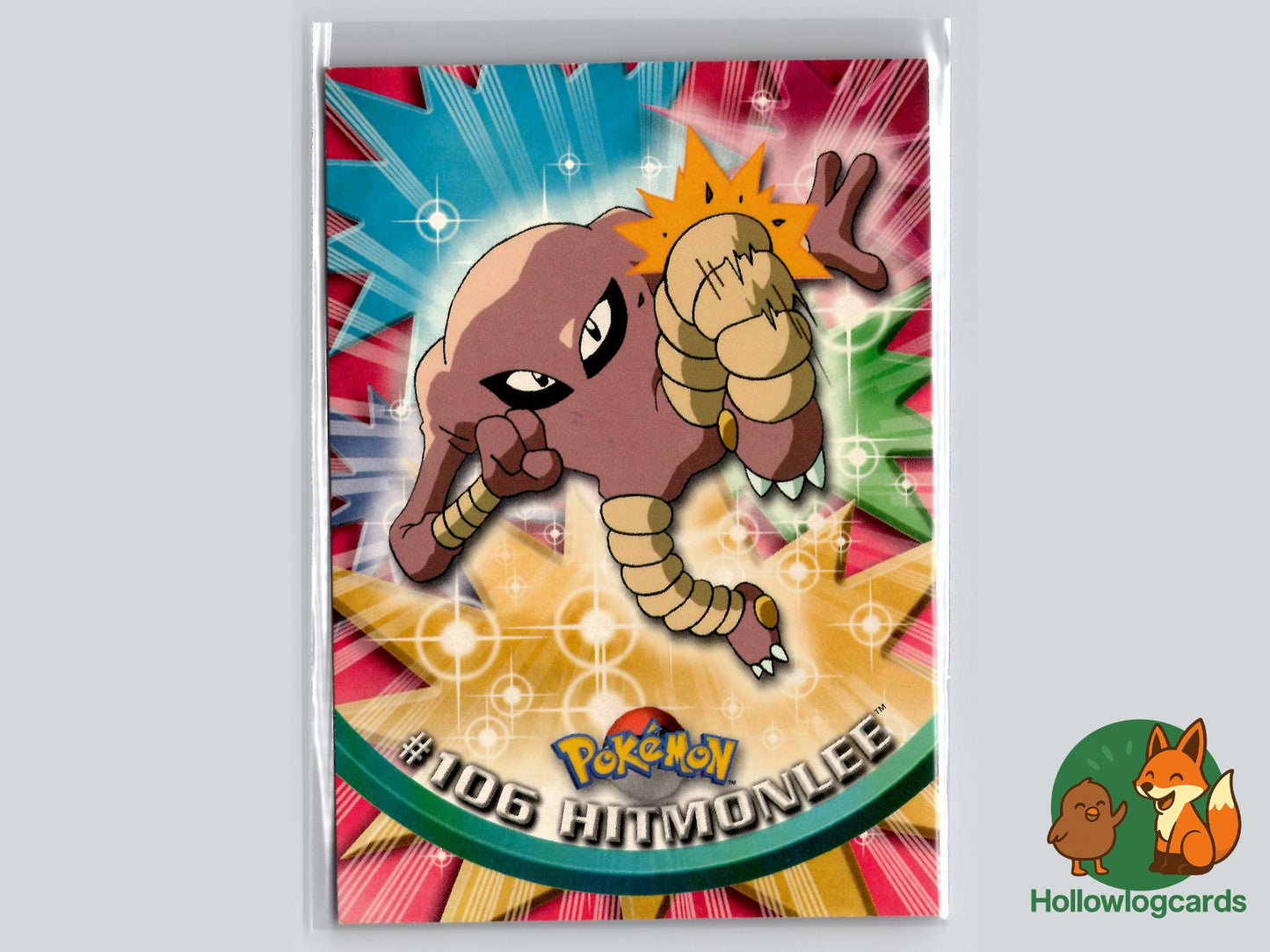 Hitmonlee - Topps Trading Cards Series 2 Pokémon Card
