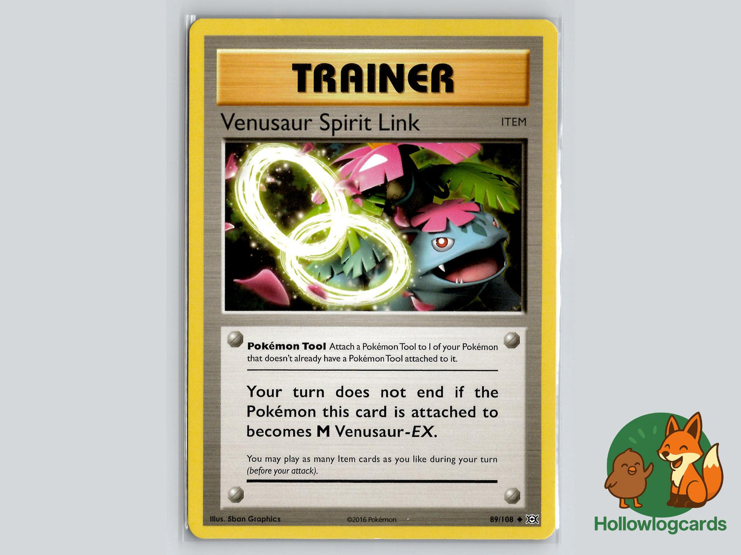 Venusaur Spirit Link (89/108) - Evolutions Pokémon Card