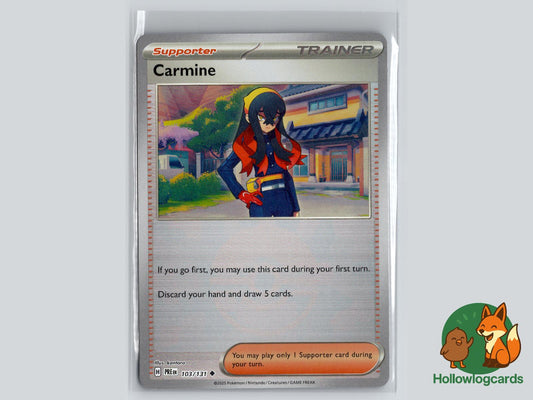Carmine (103/131) - Prismatic Evolutions Pokémon Card