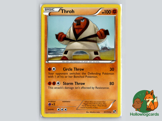 Throh (61/114) - Black & White Pokémon Card