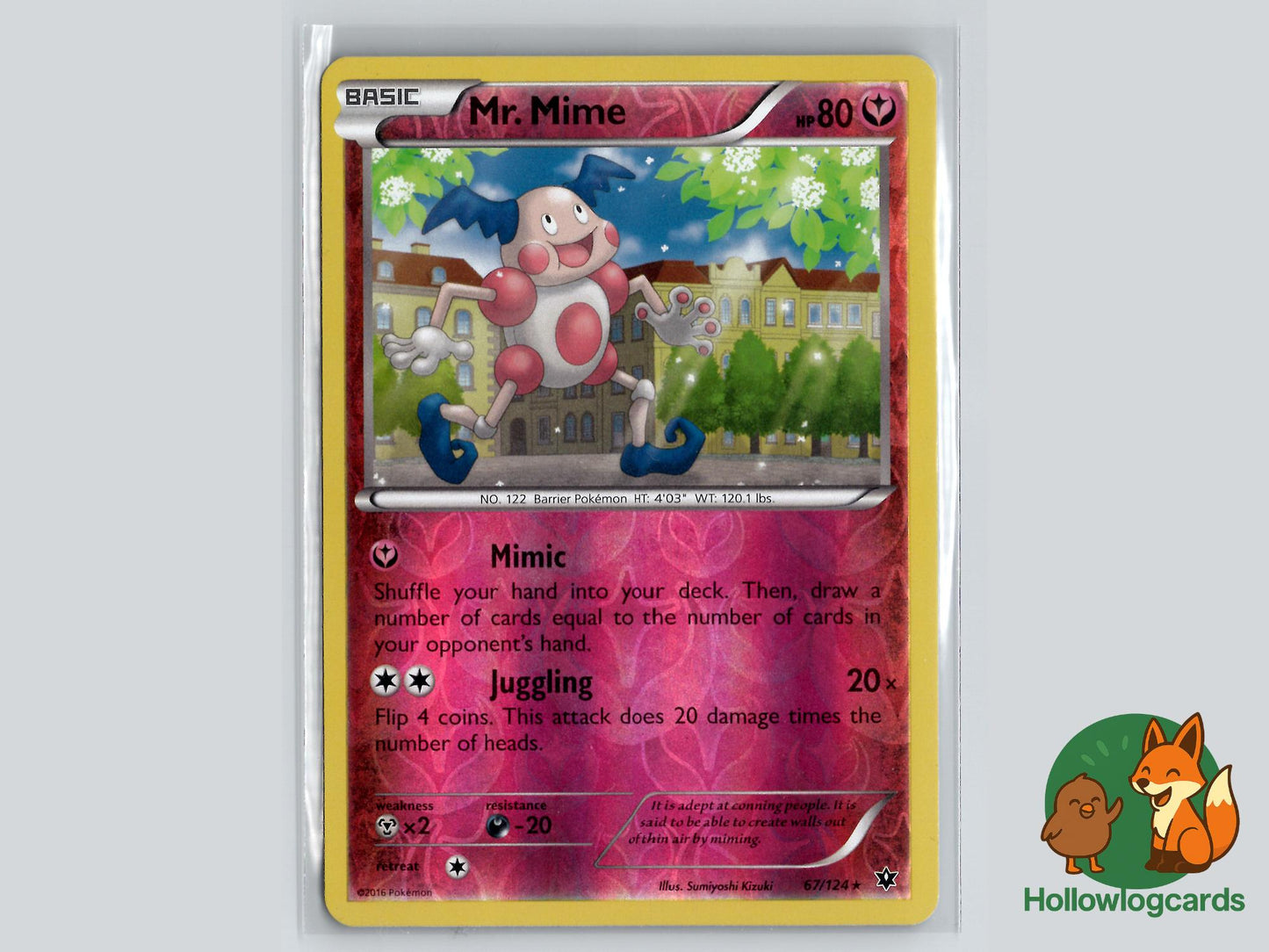 Mr. Mime (67/124) - Fates Collide Pokémon Card
