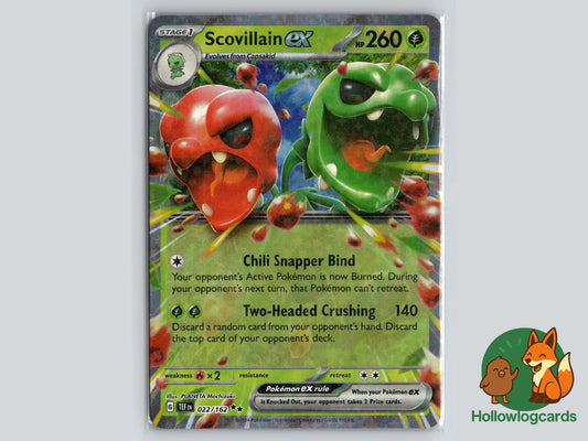 Scovillain ex (022/162) - Temporal Forces Pokémon Card