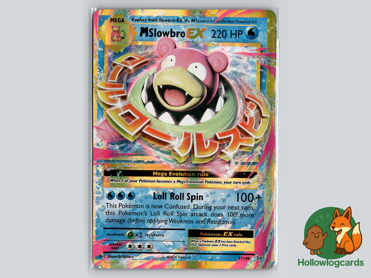 M Slowbro (27/108) - Evolutions Pokémon Card