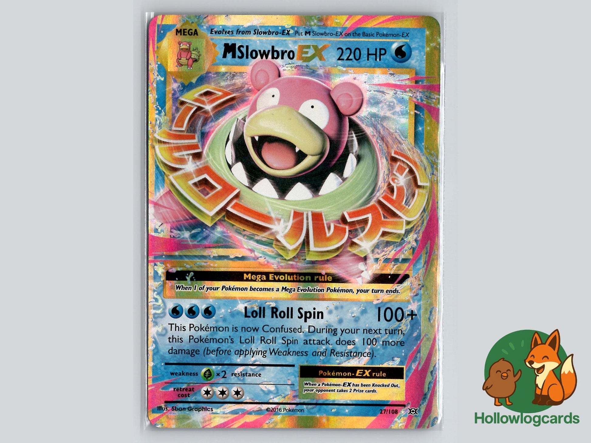 M Slowbro (27/108) - Evolutions Pokémon Card