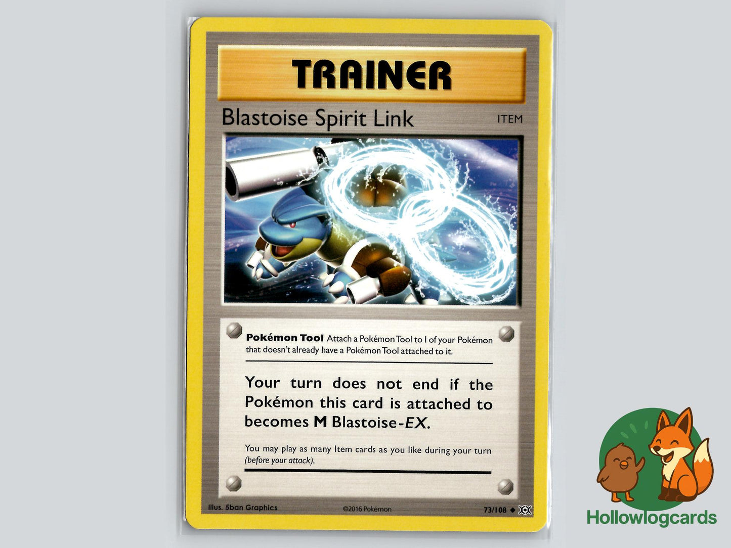 Blastoise Spirit Link (73/108) - Evolutions Pokémon Card